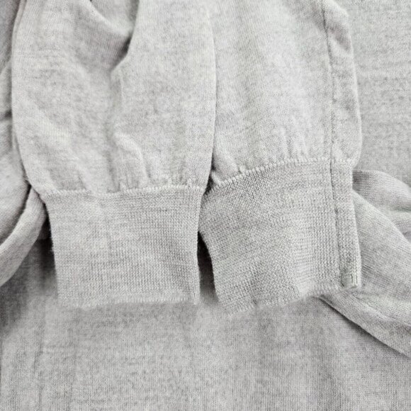 Club Monaco 100% Merino Wool Sweater Argyle Pattern Mens Size L Gray Long Sleeve - Picture 9 of 10